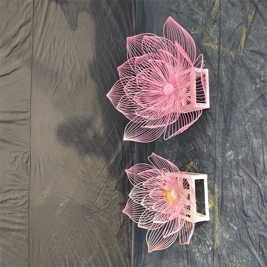 廣場不銹鋼抽象花朵雕塑加工廠