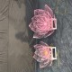 曲阳彩绘不锈钢抽象花朵雕塑制作厂样例图