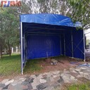 工業園唯亭白色移動篷-鴻禧伸縮倉庫雨棚訂購