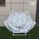 北京制作不锈钢抽象花朵雕塑价格样例图