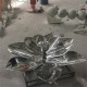 曲阳公园不锈钢抽象花朵雕塑原理图