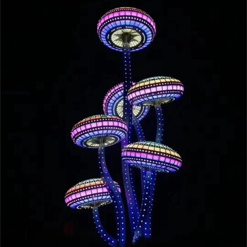 山東銷售不銹鋼抽象花朵雕塑圖片