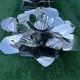 曲阳广场不锈钢抽象花朵雕塑图片图