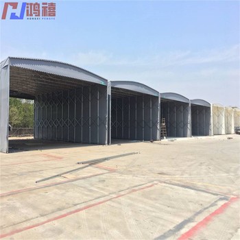 太倉(cāng)浮橋藍(lán)色移動(dòng)篷-周邊活動(dòng)伸縮雨棚搭建