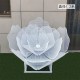 山东销售不锈钢抽象花朵雕塑厂家展示图