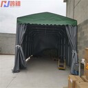 吳江八坼藍色移動篷-鴻禧伸縮倉庫雨棚訂購