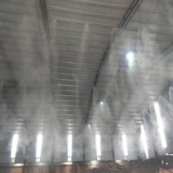 内江搅拌站厂房车间喷淋降尘设备安装厂家,工地厂房降尘装置