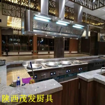 陕西华州区酒店节能油烟机-智慧厨房建造-茂发厨具