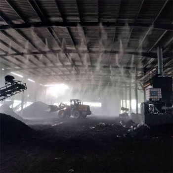 大渡口煤矿车间喷淋降尘设备生产厂家,砂石厂高压微雾抑尘设备