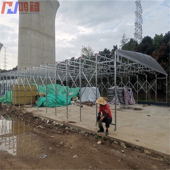 奉城移動推拉油布遮雨篷行情/奉賢周邊推拉伸縮篷