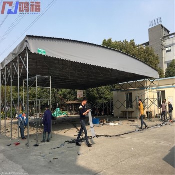 宣桥活动式伸缩带轮雨篷厂商-浦东周边遮阳篷搭建