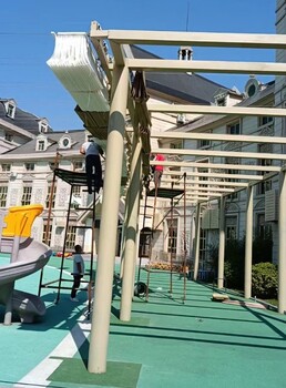 云南幼兒園操場遮陽篷安裝施工廠家