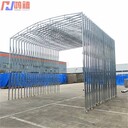 新街萬向輪推拉鋼架油布雨棚/宜興周邊遮陽篷安裝