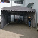 金海大型倉庫移動輪雨棚門店/奉賢鍍鋅管伸縮篷