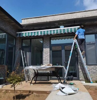 北京延慶安裝商鋪門店電動遮陽篷廠家