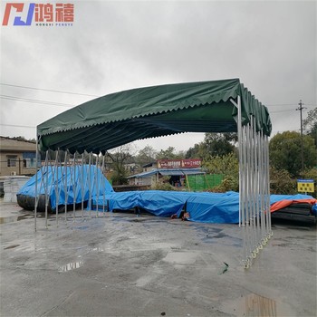 清浦移动推拉遮阳雨棚搭建车库篷伸缩遮阳篷