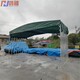 湖里鋼管架帶車輪推拉伸縮式移動雨篷產品圖