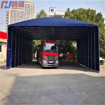 萬祥鍍鋅管帶輪推拉式帶輪雨篷/浦東伸縮遮陽篷廠家