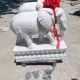 大型园林石雕大象图