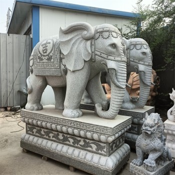 大型小区石雕大象公司