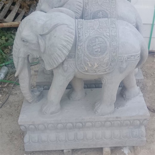 天然石雕大象供应商