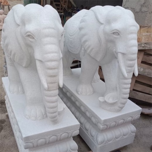 天然石雕大象加工厂