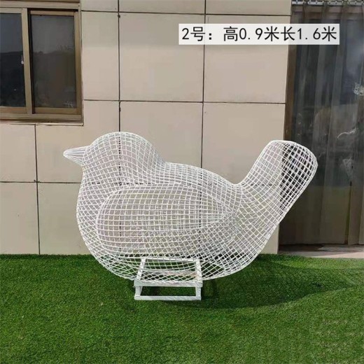 曲阳县供应不锈钢小鸟雕塑订制