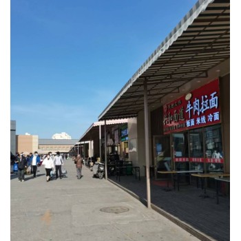 北京商铺步行街门脸遮阳篷厂家