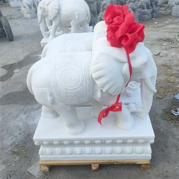 大型庭院石雕大象訂做