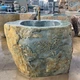 石頭洗手盆制作廠家圖