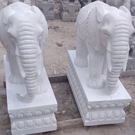 小区石雕大象厂家