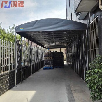 棗陽移動(dòng)伸縮式推拉雨棚