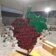 曲阳县生产玻璃钢仿真葡萄雕塑公司,玻璃钢水果蔬菜雕塑展示图