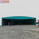 垣曲施工移動倉庫篷/鴻禧伸縮式推拉雨棚