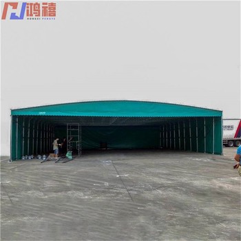 棗陽移動(dòng)伸縮式推拉雨棚