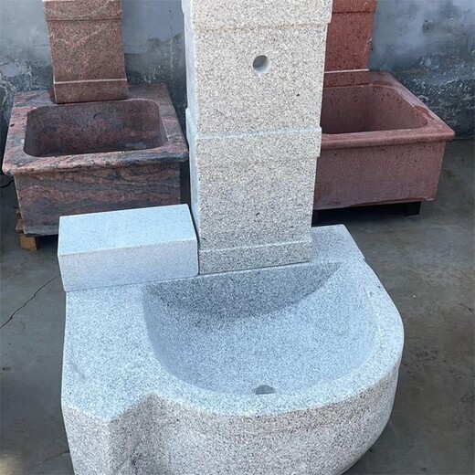 異形石頭洗手盆廠家