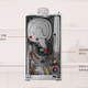 燃气锅炉生活热水图