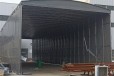 石台施工移动仓库篷/鸿禧伸缩式推拉雨棚