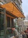 豐臺定做鏈條式曲臂遮陽棚電話
