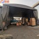 汉阴县移动伸缩雨棚/推拉式车篷厂家产品图