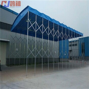 虹橋鋼管架帶車輪推拉移動輪雨棚/奉賢伸縮帳篷廠家