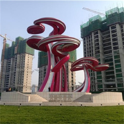 曲阳县创意玻璃钢灵芝雕塑厂家