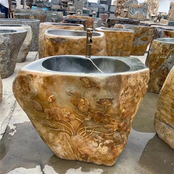 制作石頭洗手盆制作廠家
