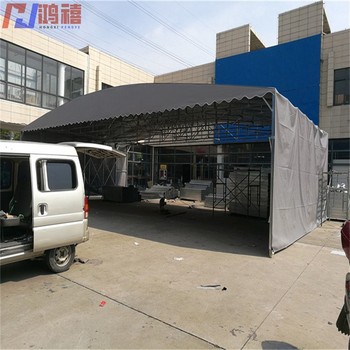 金楊臨時倉儲帶輪雨篷門店/浦東伸縮遮陽篷廠家