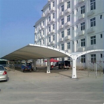 北京小區(qū)膜結(jié)構(gòu)車棚加工訂做