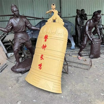 曲阳县警钟长鸣雕塑加工厂,廉政警钟雕塑