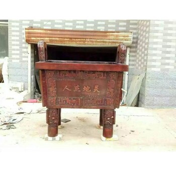 曲陽(yáng)縣傳統(tǒng)仿古銅鼎雕塑加工