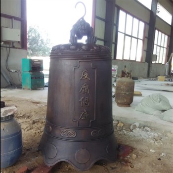 曲阳县铸铜警钟长鸣雕塑制作,廉政警钟雕塑