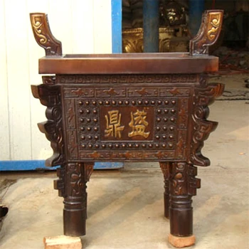 曲陽縣戶外仿古銅鼎雕塑價格