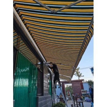 北京昌平7米宽遮阳篷特制加工定制安装